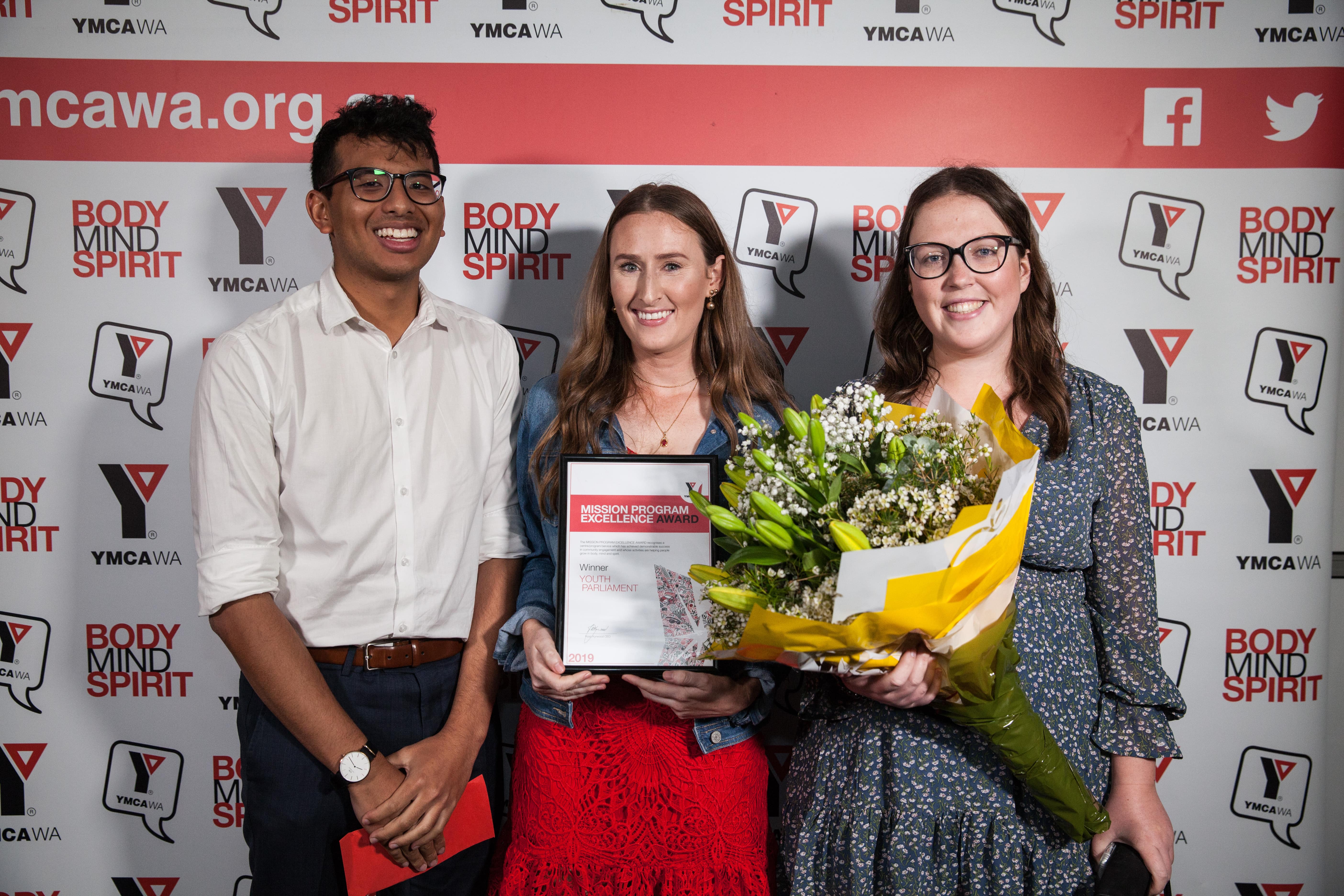 YMCA WA Staff Awards Winners Youth Parliament