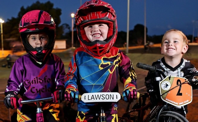 Toddlers on BMX at HQ Skate Park!